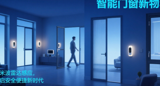 智能門窗新物種：毫米波雷達感應，開啟安全便捷新時代
