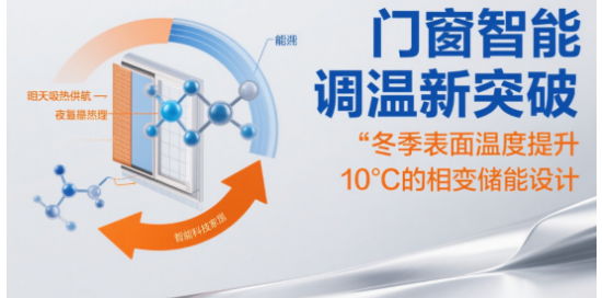 品牌門窗智能調溫新突破：冬季表面溫度提升10℃的相變儲能設計
