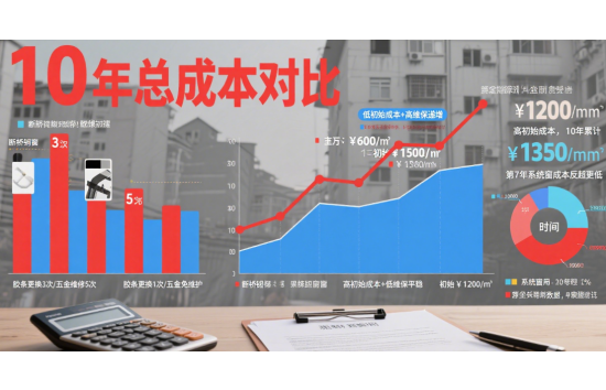 老舊小區(qū)改造：斷橋鋁窗vs系統(tǒng)窗，誰贏在10年維保成本?